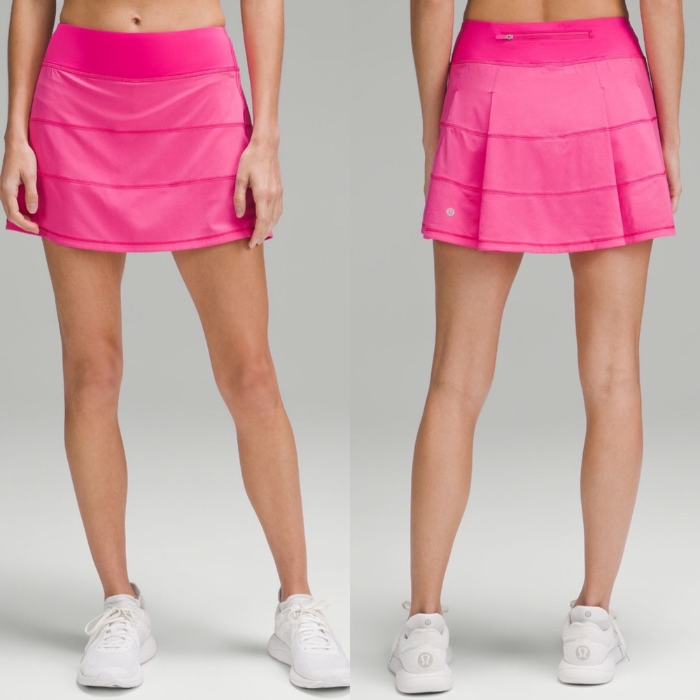 lululemon athletica Hot Pink Tiered Athletic Skort